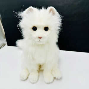 FurReal Friends 'Lulu' 14” Hasbro Interactive Toy White Persian Kitty Cat 2006